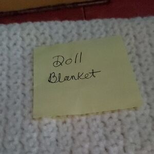 White Doll Blanket